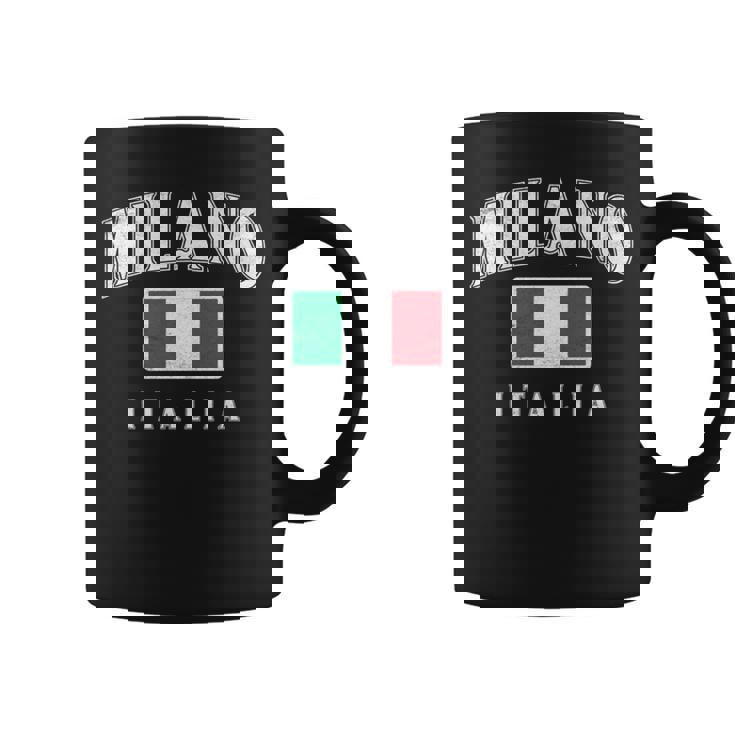 Vintage Milano Italia Recuerdo Italiano Milan Italia Taza de café