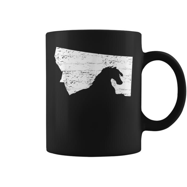 Vintage Montana Horse Riders Coffee Mug