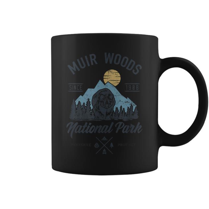 Vintage Muir Woods National Park Hiking Camping Coffee Mug