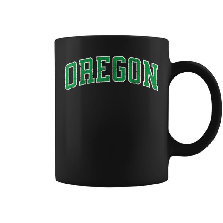 Vintage Oregon Oregon Retro Green Coffee Mug