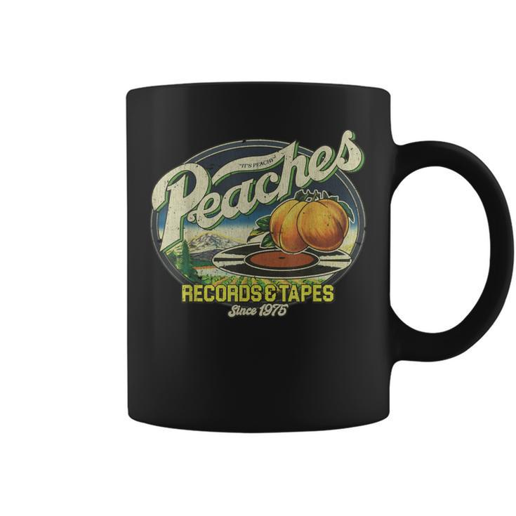 Vintage Peaches Records & Tapes 1975 Coffee Mug