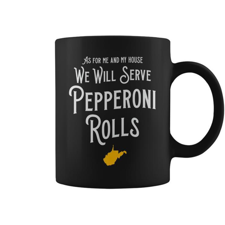 Vintage Pepperoni Rolls West Virginia Retro Wv Coffee Mug