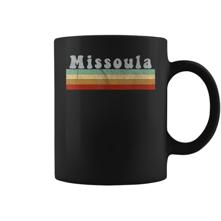Vintage Retro 70S 80S Missoula Montana T Coffee Mug