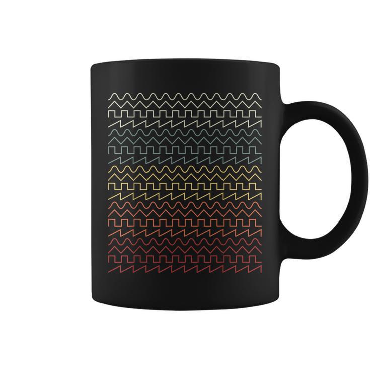 Vintage Retro Analog Waveform Music Lover Coffee Mug