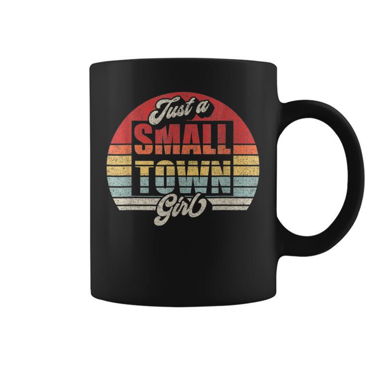 Vintage Retro-Just A Small-Town Girl Coffee Mug