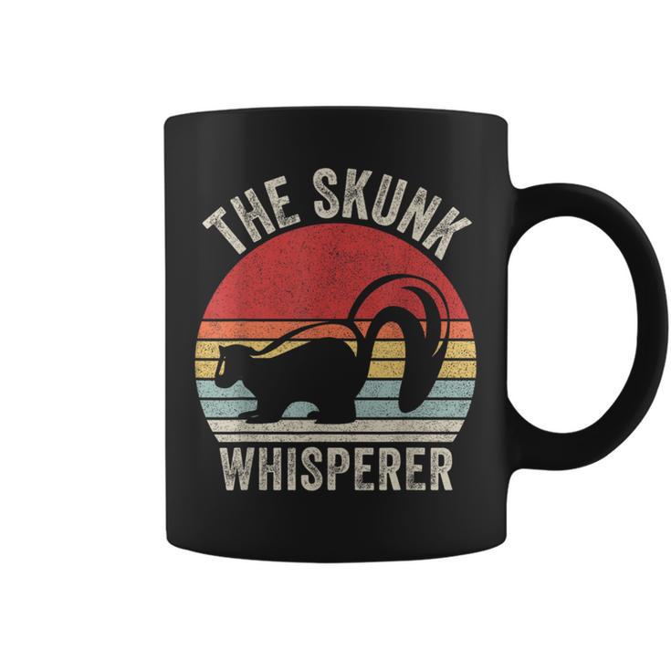 Vintage Retro The Skunk Whisperer Coffee Mug