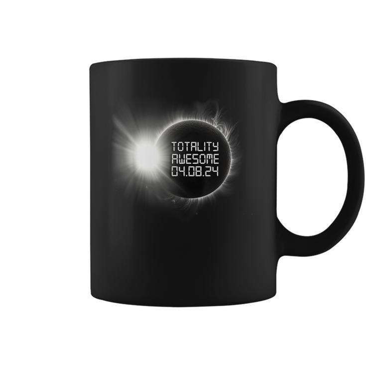 Vintage Retro Total Solar Eclipse 2024 Totality Awesome Coffee Mug