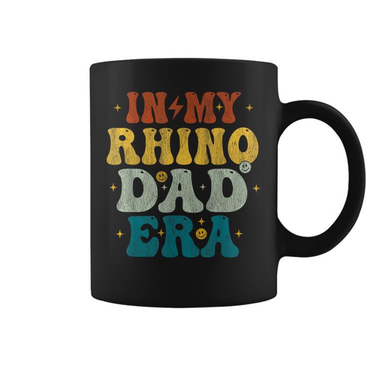 Vintage In My Rhino Dad Era Fathers Day Coffee Mug