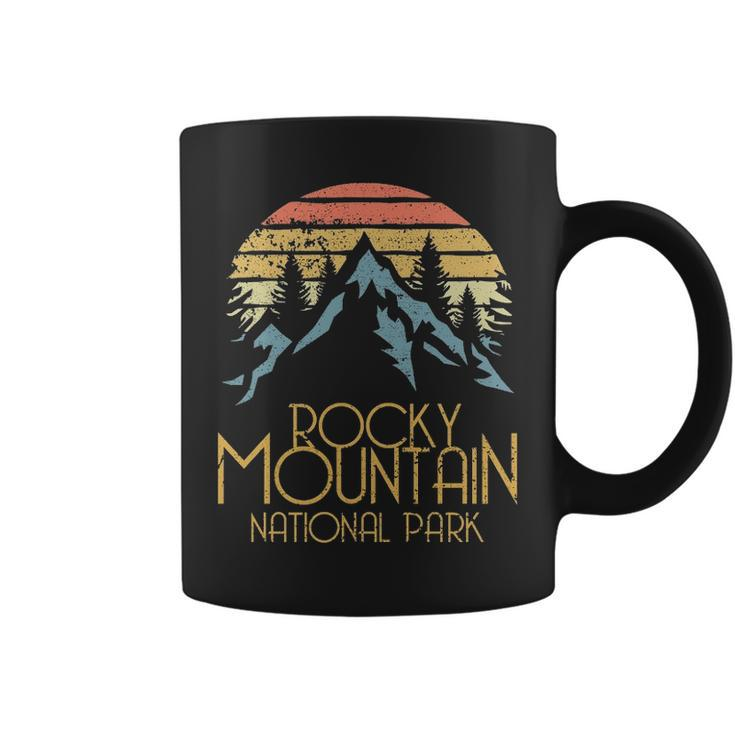 Vintage Rocky Mountains National Park Colorado Coffee Mug