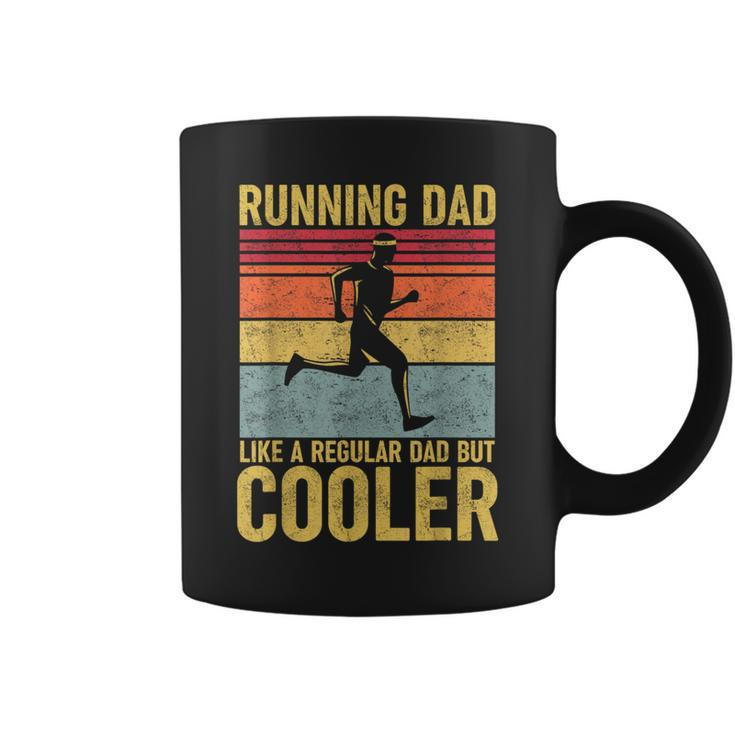 Vintage Running Dad Marathon Runner Father's Day Coffee Mug
