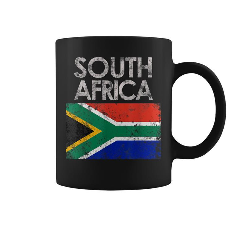 Vintage South Africa African Flag Pride Coffee Mug