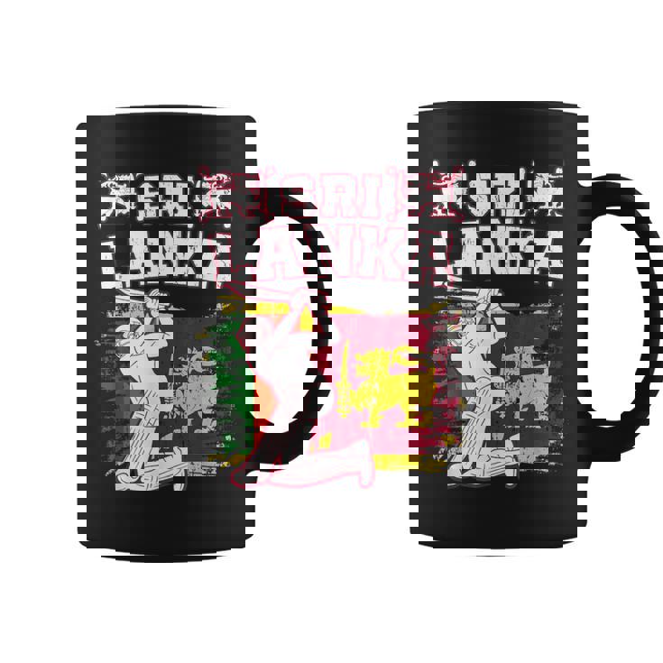 Vintage Sri Lanka Cricket Jersey Sri Lankan Cricket Fan Flag Coffee Mug