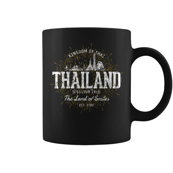 Vintage Style Retro Thailand Coffee Mug