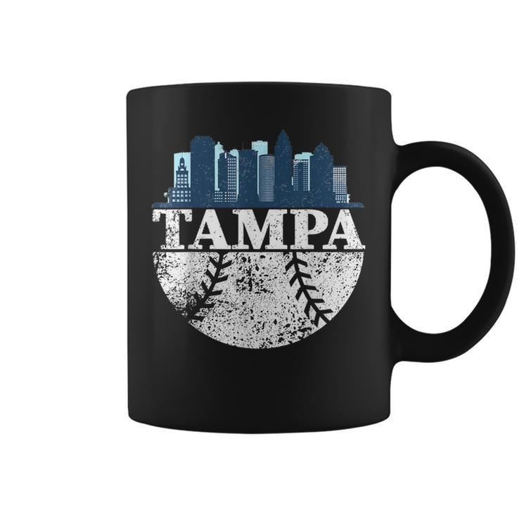 Vintage Tampabaybaseballcity Skyline Tb Classic Ray Coffee Mug