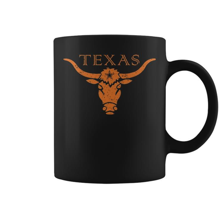 Vintage Texas Bull Coffee Mug