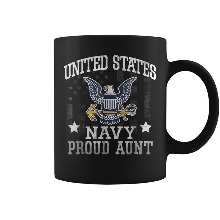 Vintage Us Navy Proud AuntUsn Coffee Mug