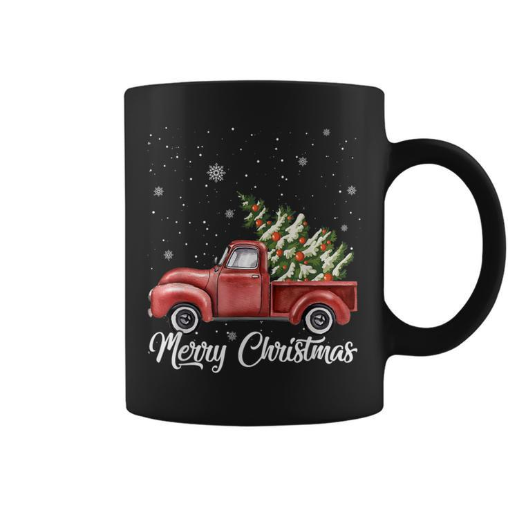 Vintage Wagon Christmas Tree On Car Xmas Vacation Coffee Mug