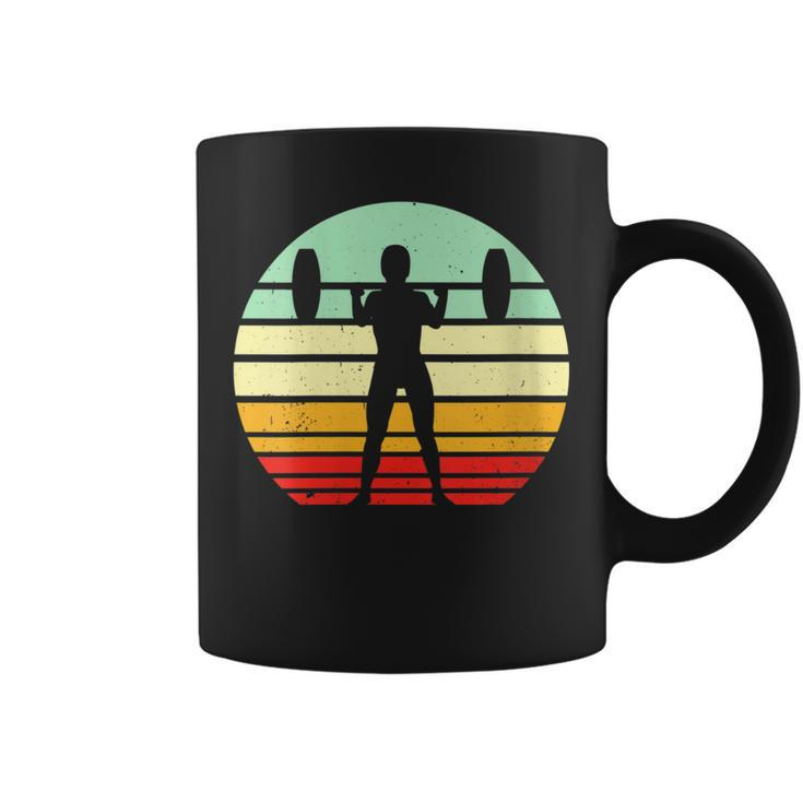 Vintage Workout Fitness Gym Motivational Retro Weightlifting Coffee Mug