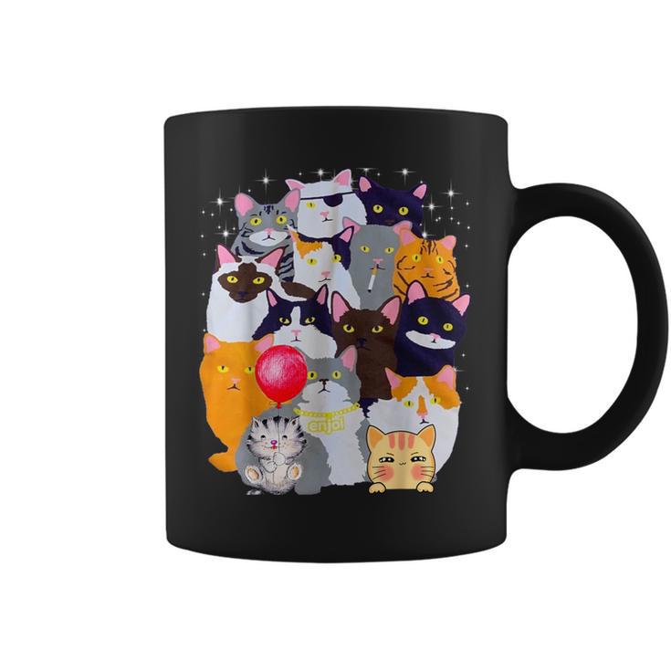 Vintage Y2k Enjoi Cat Gang Cool Cat Mom Cat Dad Kitten Lover Coffee Mug