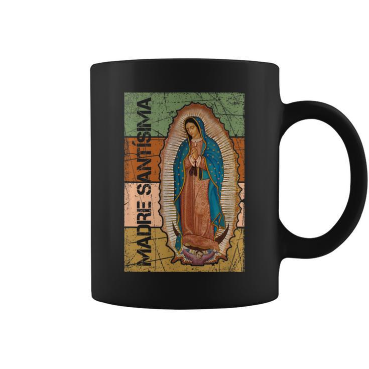 Virgen De Guadalupe Madre Santísima Taza de café
