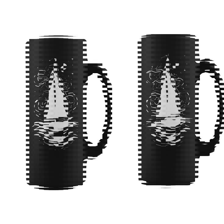 Voile Bateau Dessin Bateau Sport Nautique Tasse
