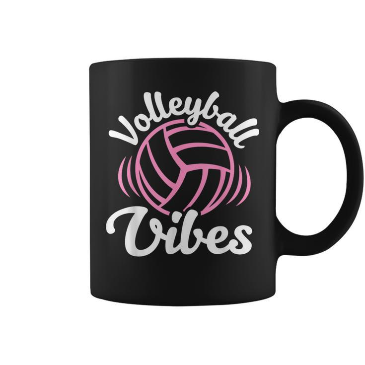 Volleyball Vibes Volleyball For Girls Ns Women Coffee Mug