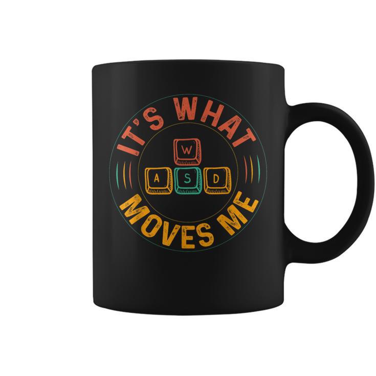 Wasd Pc Gamer Video Gaming Boys Vintage Women Coffee Mug