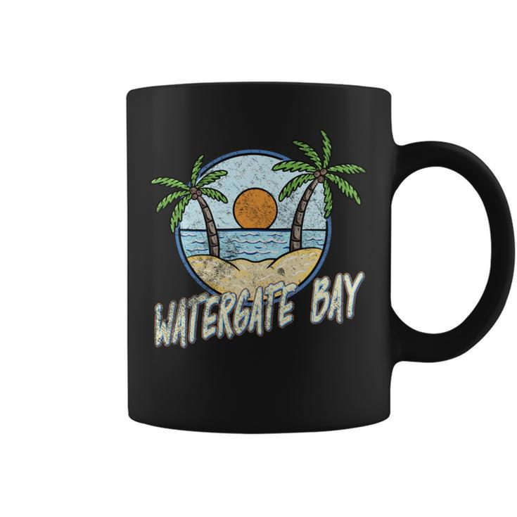 Watergate Bay Newquay Cornwall Vintage Surfer Graphic Coffee Mug