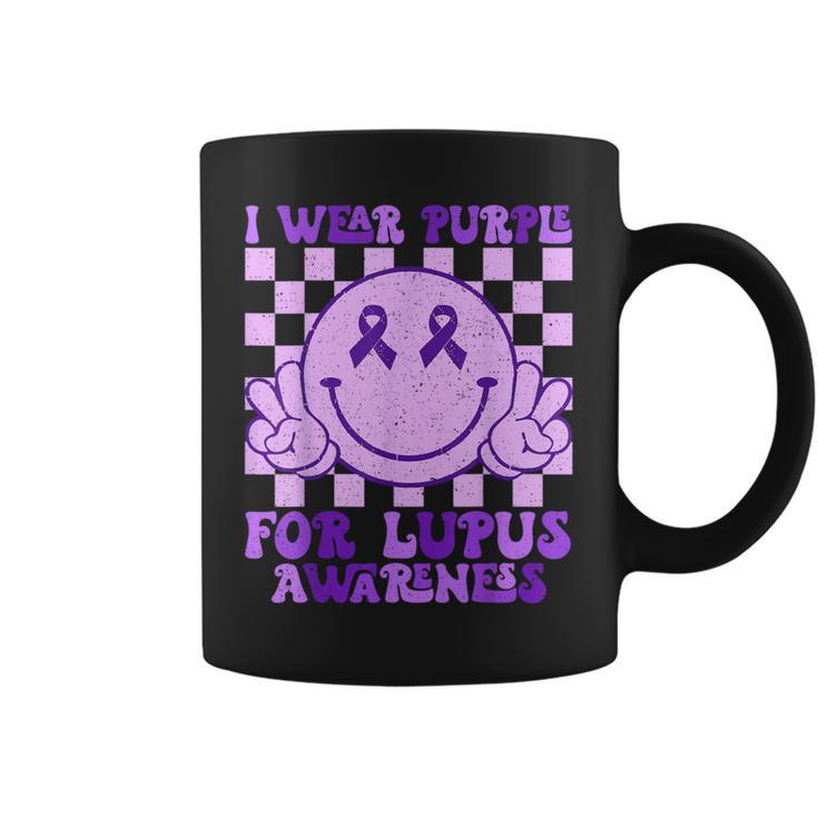 I Wear Purple For Lupus Awareness Purple Lupus Coffee Mug