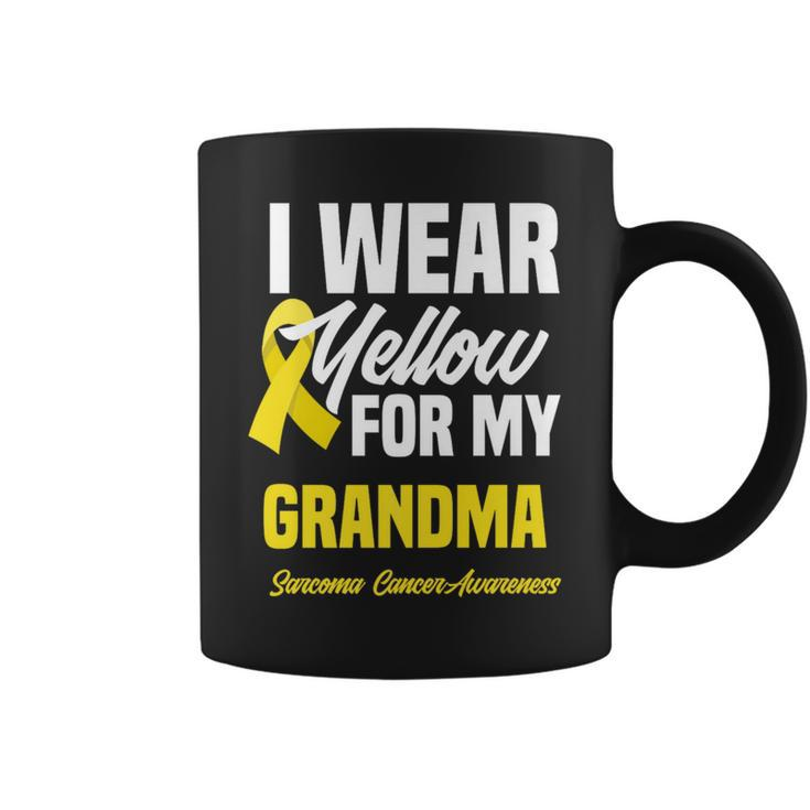 I Wear Yellow For My Grandma Sarcoma Cancer Awareness Coffee Mug