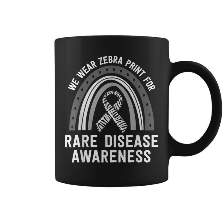 We Wear Zebra Print Rare Disease Awareness Eds Family Group Coffee Mug