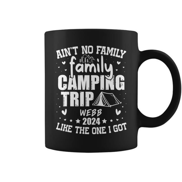 Webb Family Name Reunion Camping Trip 2024 Matching Coffee Mug