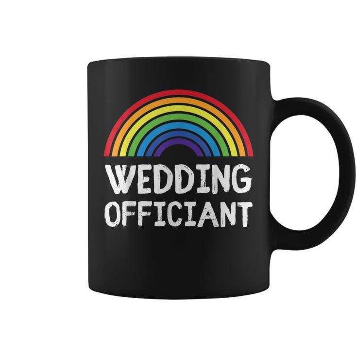 Wedding Officiant Lgbt Lesbian Gay Wedding Marriage Ceremony Coffee Mug