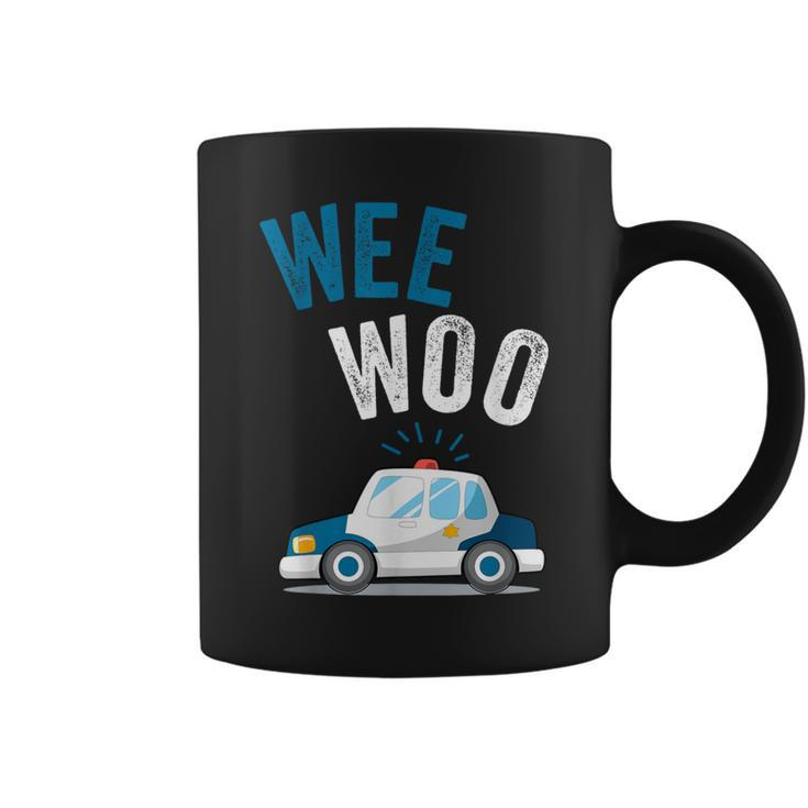 Wee Woo Police Car Cute Coffee Mug