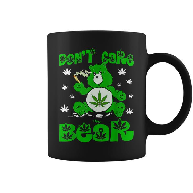 Weed Bear Herb Bear Don't Care Bear Marijuana Cannabis Coffee Mug