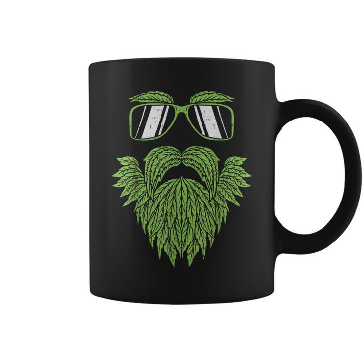 Weed Beard Face Marijuana Cannabis Irish Hipster Coffee Mug