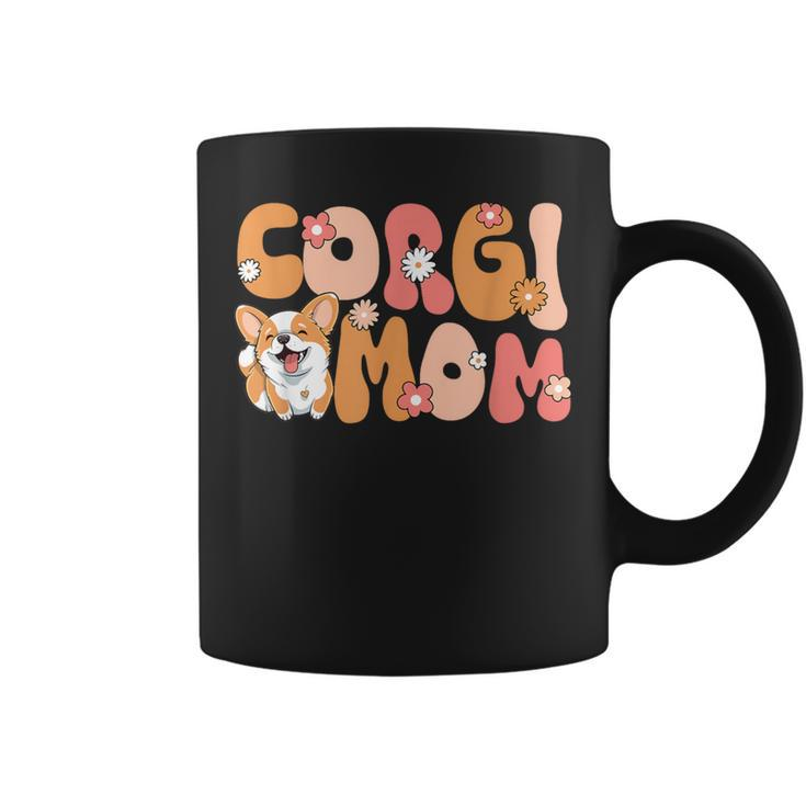 Welsh Corgi Pembroke Groovy World's Best Corgi Mom Coffee Mug