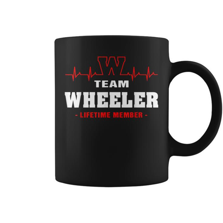 Wheeler Surname Family Name Team Wheeler Lifetime Member Coffee Mug