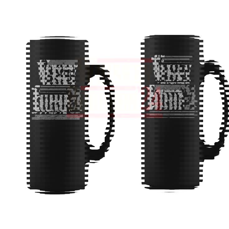 Whiskey Bourbon 2024 Democrat Or Republican Election Parody Coffee Mug