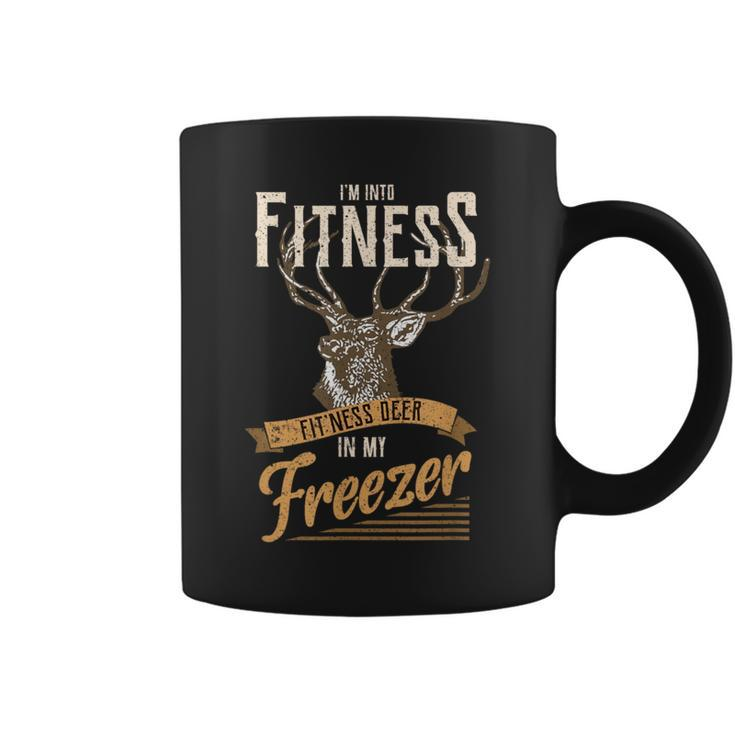 Whitetail Buck Deer Hunting Season I'm Into Fitness Coffee Mug