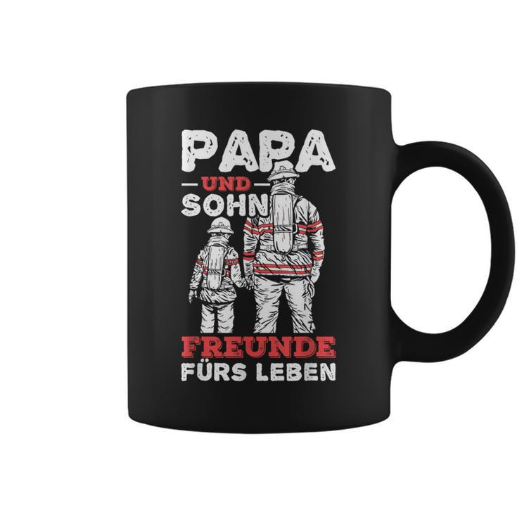 Wie Der Fater So Der Sohn Feuerwehr Papa Und Son Tassen