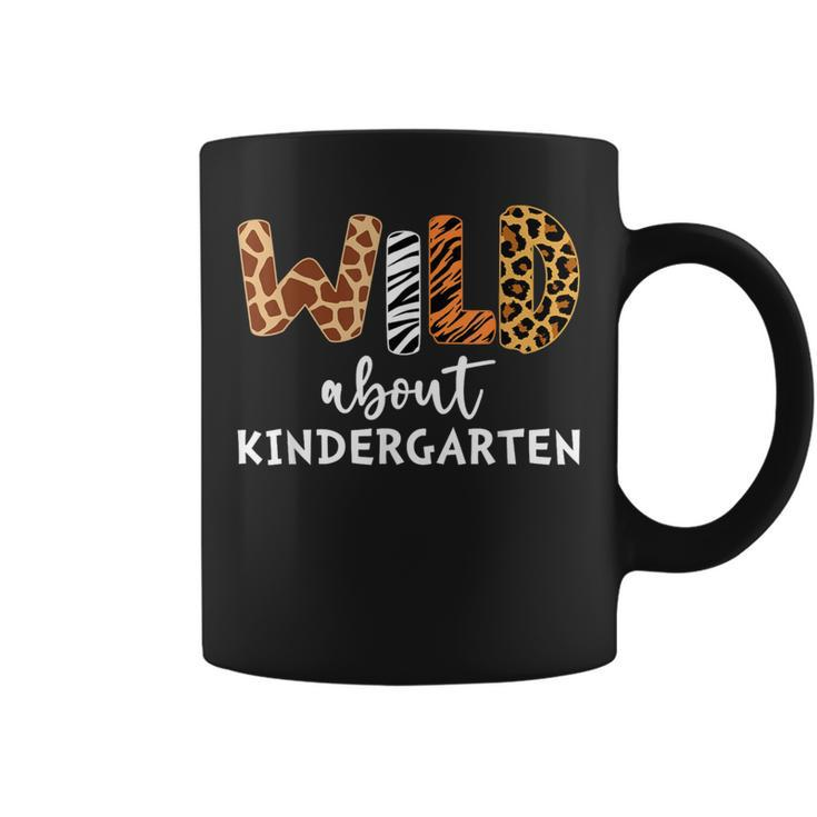 Wild About Kindergarten Teacher Students Back To School Coffee Mug