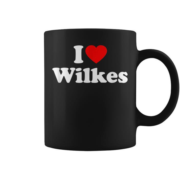 Wilkes Love Heart College University Alumni Coffee Mug