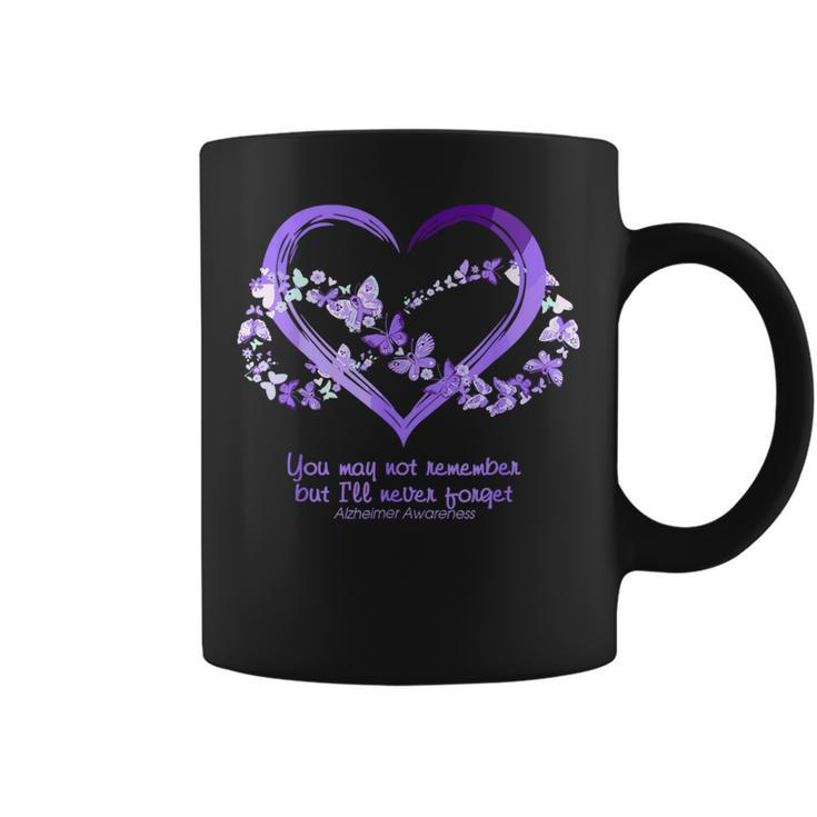 I Will Remember For You Butterfly Alzheimer's Awareness Coffee Mug