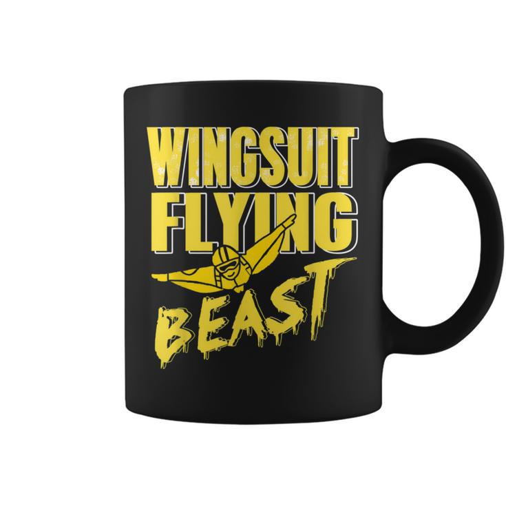 Wingsuit Flying Beast Wingsuiting Wingsuit Base Jumping Coffee Mug