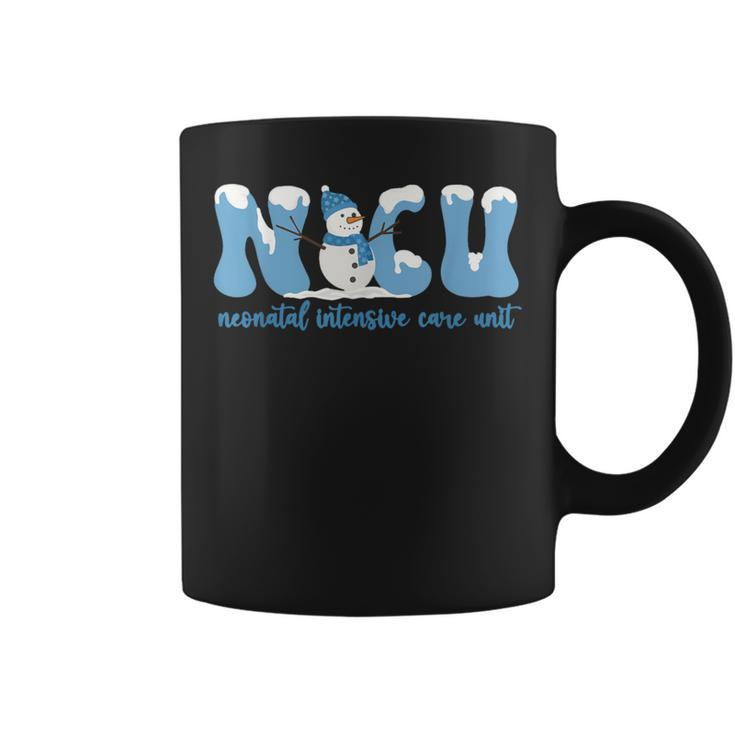 Winter Nicu Nurse Xmas Snowman Neonatal Intensive Care Unit Coffee Mug
