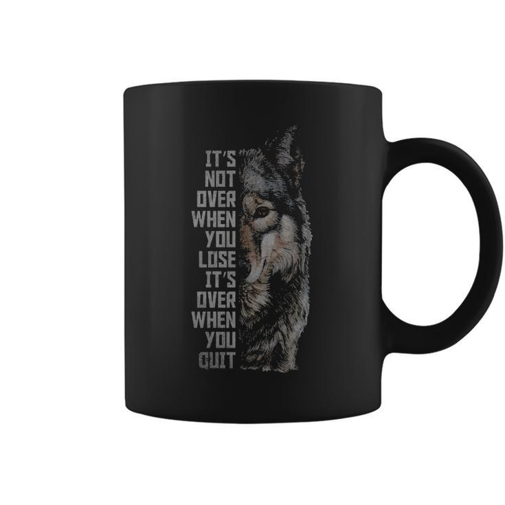 Wolf Wolves Inspirational Quotes Coffee Mug