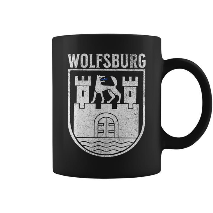 Wolfsburg Germany Deutschland Crest Arms Emblem Coffee Mug