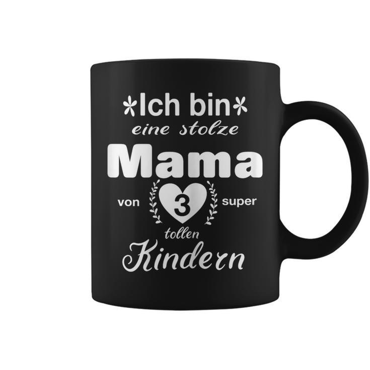 Women's Proud Mamaon 3 Kinder Beste Mother Der Welt Tassen