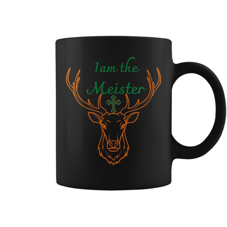 Women's With-Neck Ich Bin Der Meister Jaegermeister Papa Mama Deer Tassen